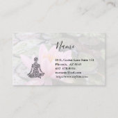 Lotus Yoga 2 Carte de visite (Devant)
