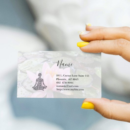 Lotus Yoga 2 Carte de visite