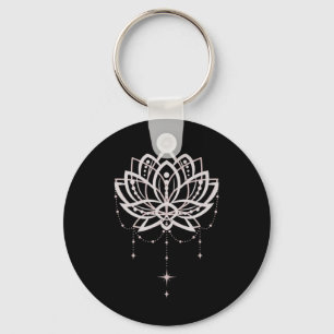 Lotus Yoga Namaste Lelie Bloem Grafisch  Sleutelhanger