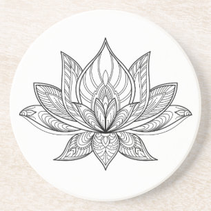 Lotus Zandsteen Onderzetter