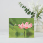 Lotus Zen Briefkaart (Staand voorkant)