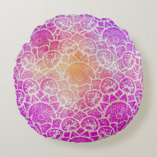 Lotus Zen Meditation Pillow Rond Kussen