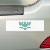 lotusbloem bumpersticker (Op auto)