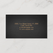 Lotusbloem en maanfasen visitekaartje (Achterkant)