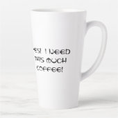 Lotusbloem met standlatten latte mok (Rechts)