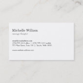 Lotusbloem / Nachthemel Visitekaartje (Achterkant)