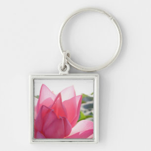 Lotusbloem [Nelumbo speciosum] in volle bloei Sleutelhanger