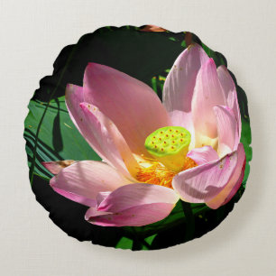 Lotusbloem Rond Kussen
