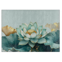 Lotusbloemen Groen en Goud