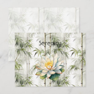Lotusbloemen Sereniteit Briefkaart