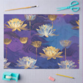 lotusbloemen, tissuepapier (Craft)