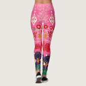 lotusblokroze leggings (Achterkant)