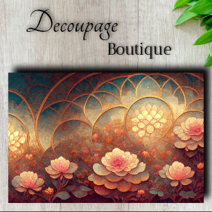 Lotuskathedraal Decoupage Tissuepapier