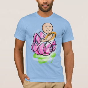 Lotusmonnikmeditatie T-shirt