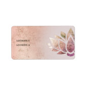 lotusontwerp etiket (Voorkant)