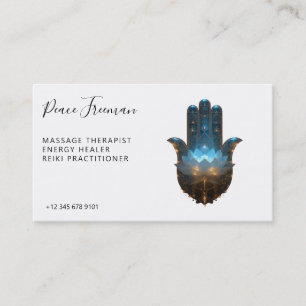 Lotusverlichting   Hamsa-handsymbool Visitekaartje