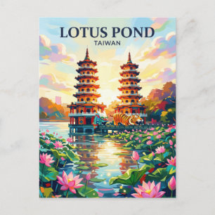 Lotusvijver Taiwan Briefkaart