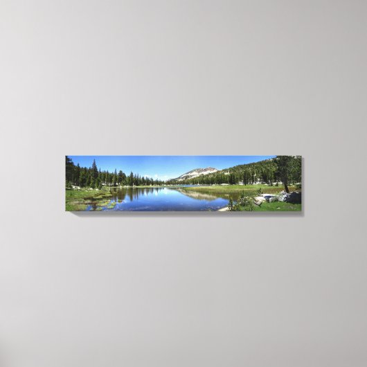 Lou Beverly Lake - Sierra Canvas Afdruk (Voorkant)