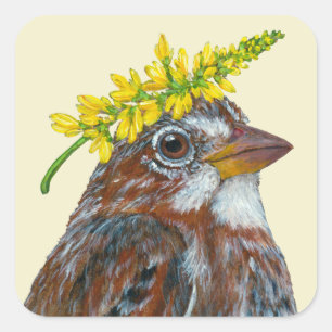 Lou de vossenmus sticker