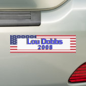 Lou Dobbs 2008 Bumpersticker (Op auto)