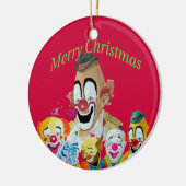 Lou Jacob Clown kerstversiering Keramisch Ornament (Links)