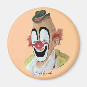 Lou Jacob Clown Magnet