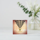 Louange Le Seigneur Emoji Scripture Cartes (Debout devant)