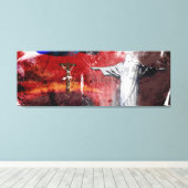 L'oublié de l'Apocalypse 2014 Canvas Afdruk (Insitu (Houten vloer))