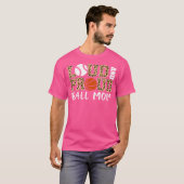Loud en proud Ball mam Leopard Baseball Basketbal T-shirt (Voorkant volledig)