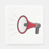 Loud Megaphone Servet (Voorkant)
