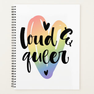 Loud & Queer Coeur aquarelle