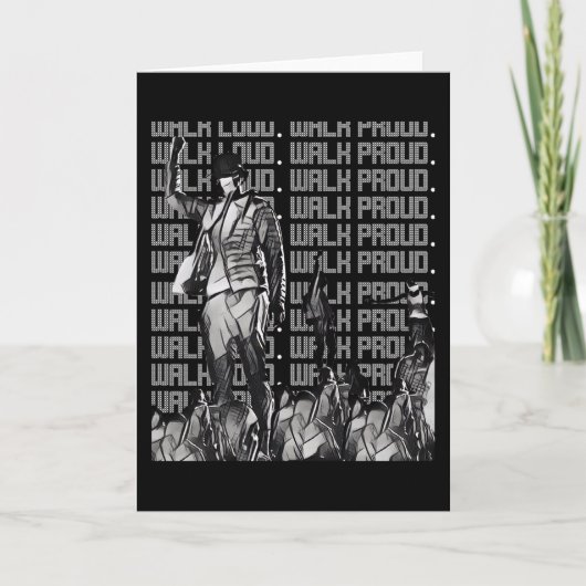 Loud Walk Trots Kaart (Voorkant)