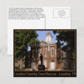 Loudon County Courthouse - Loudon, TN Briefkaart (Voorkant / Achterkant)