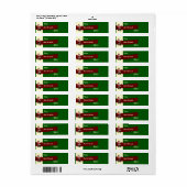 Louer un Étiquette Père Noël (Feuille entière)