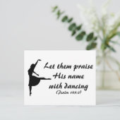 Louez-Le Avec Une Carte Postale De Danse (Debout devant)