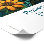 Louez le Seigneur, Psaume 148, Poster 18x24" (Coin)