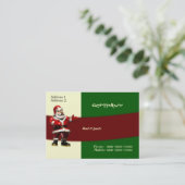 Louez un carte de visite de Père Noël (Debout devant)