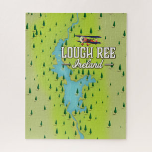 Lough Ree Ireland  Map. Legpuzzel