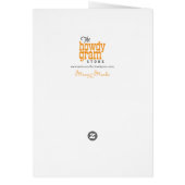 Louie the Owl's Funny New Casquette Birthday Card (Dos)