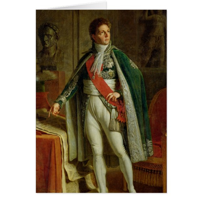 Louis Alexandre Berthier montrant la carte de (Devant)
