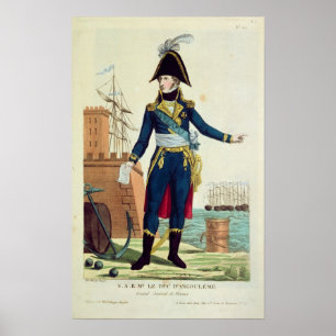 Louis-Antoine de Bourbon Duke van Angouleme Poster