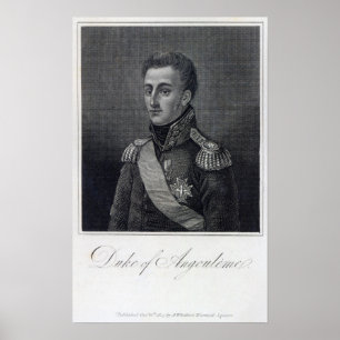 Louis-Antoine de Bourbon Duke van Angouleme Poster
