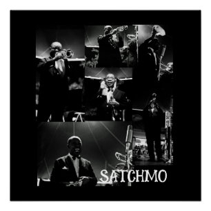 Louis Armstrong Satchmo foto Perfect Poster