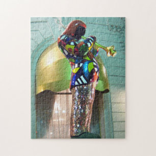 Louis Armstrong Statue Nice France Rivieria Legpuzzel