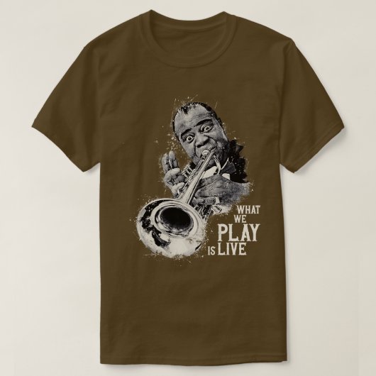 Louis Armstrong T-shirt (Design voorkant)