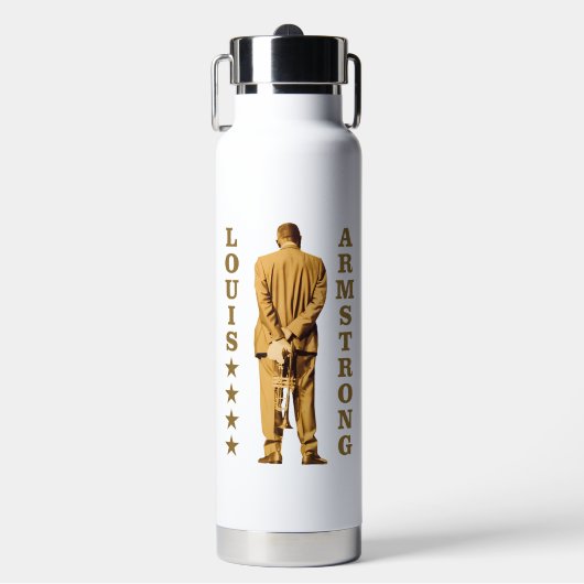 Louis Armstrong Waterfles (Voorkant)
