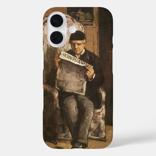 Louis Auguste Cezanne Vader Van De Kunstenaar Leze Case-Mate iPhone Case (Achterkant)