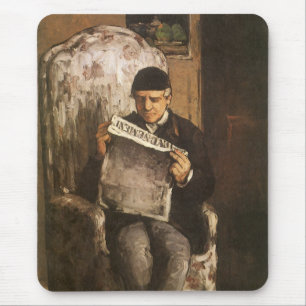 Louis Auguste Cezanne Vader Van De Kunstenaar Leze Muismat