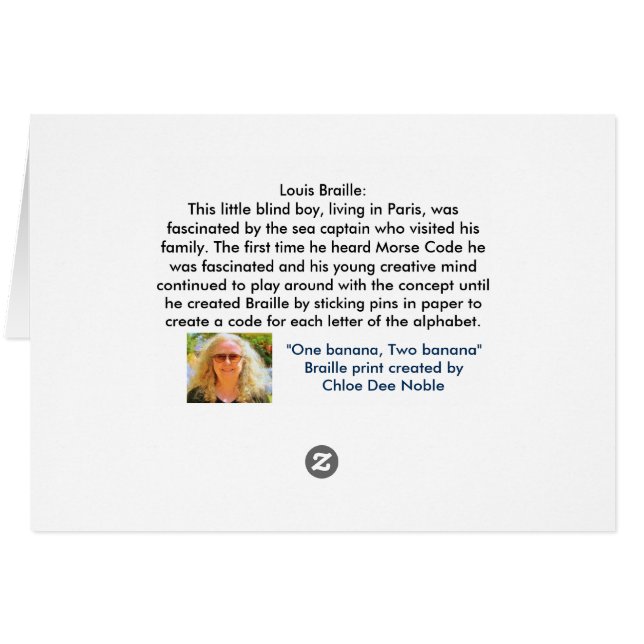 Louis Braille (Dos Horizontal)