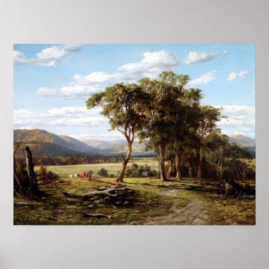 Louis Buvelot bij Lilydale Poster (Voorkant)